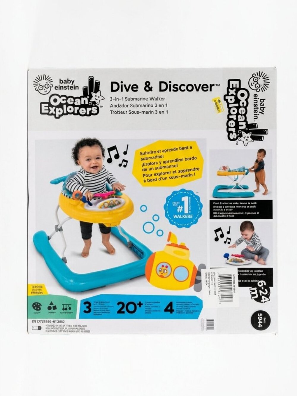Baby Einstein Dive & Discover Walker 6-24m